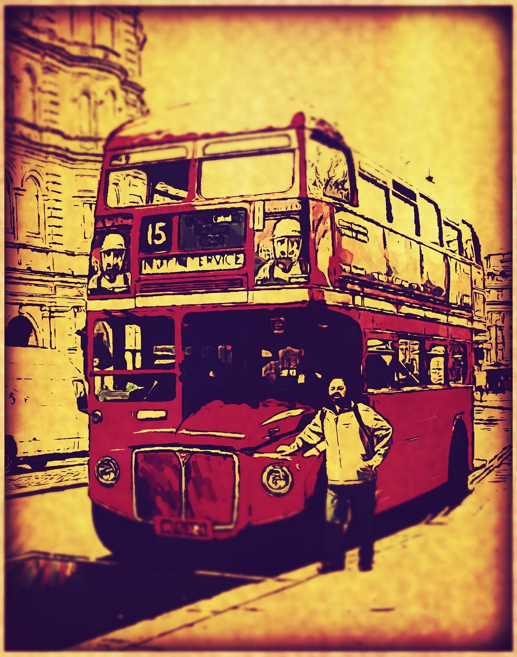 london bus vintage free photo