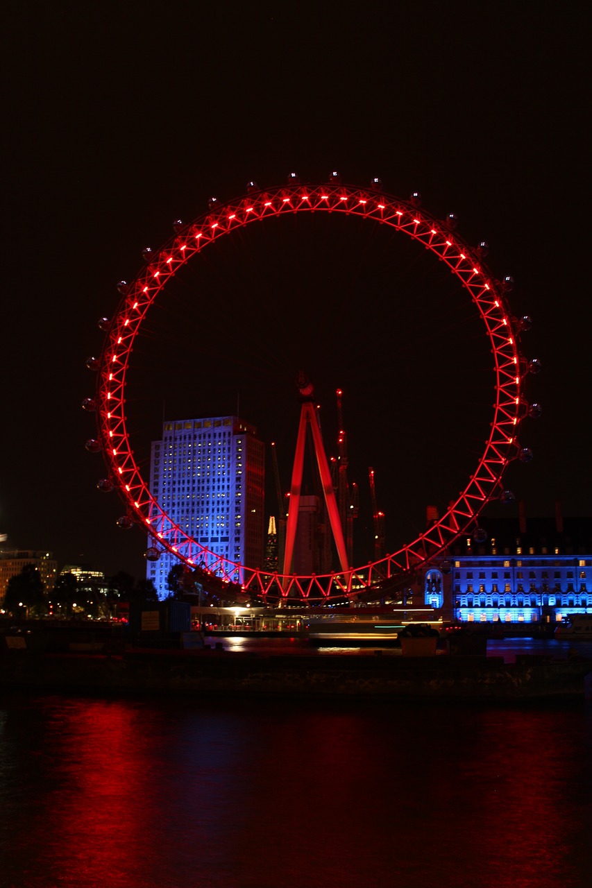 london london eye ferris wheel free photo