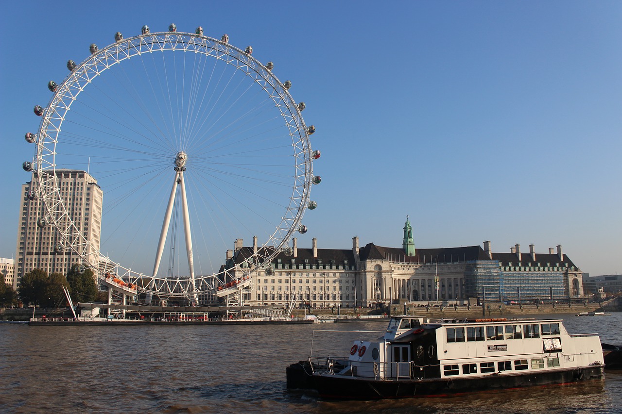 london thames river free photo