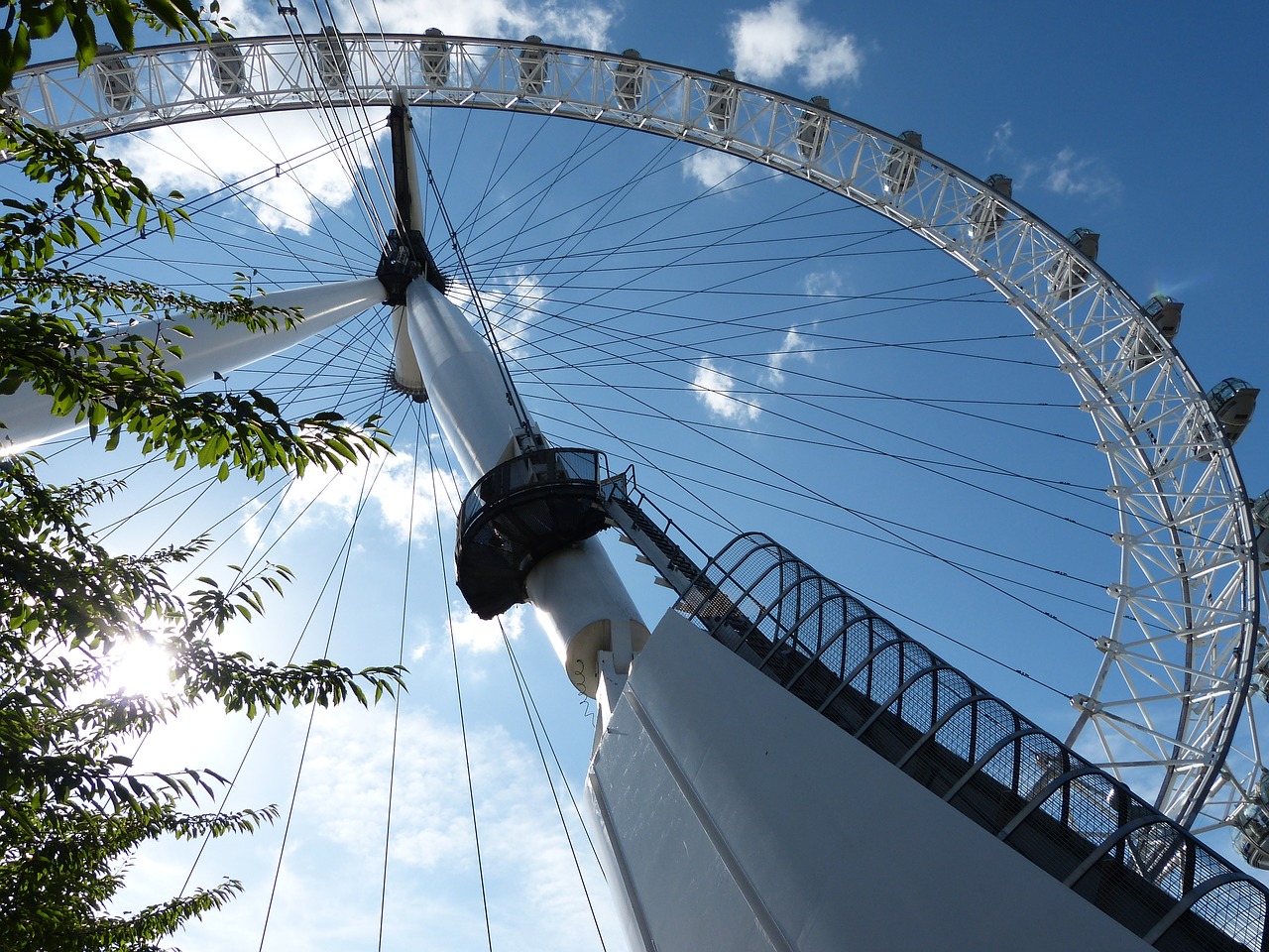 london london eye landmark free photo