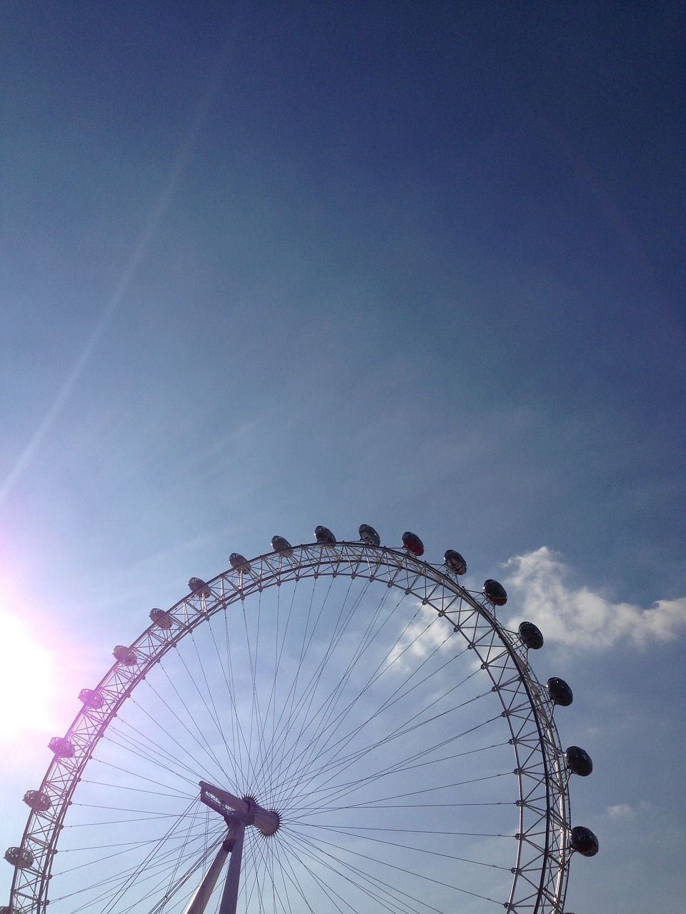 london ferris wheel summer free photo