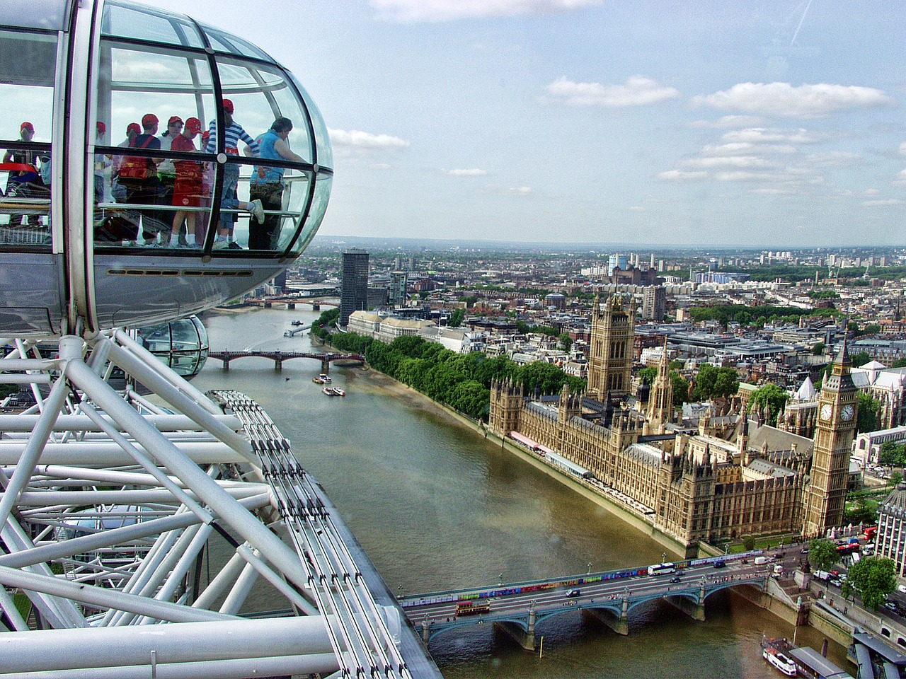 london eye westminster free photo