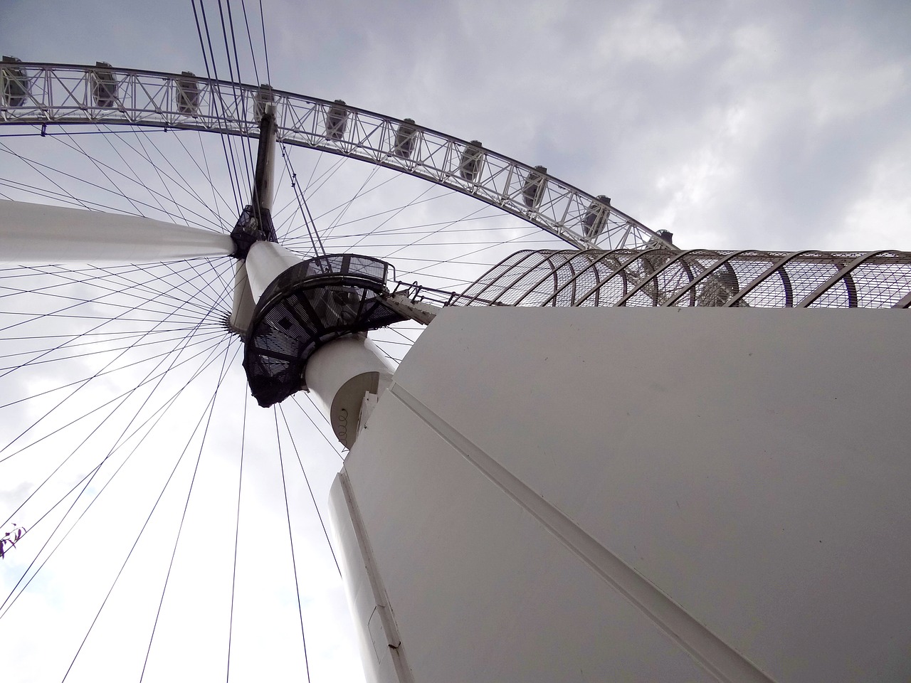 london sky ferris wheel free photo