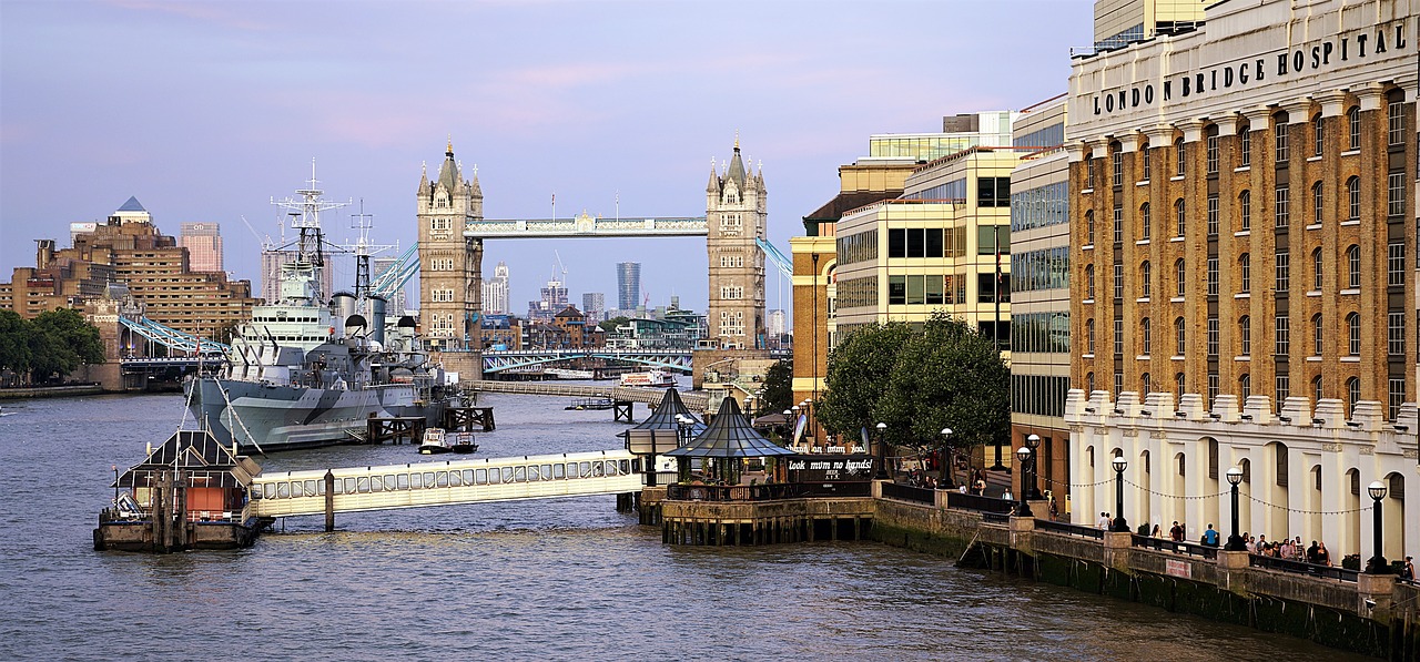 london thames river free photo