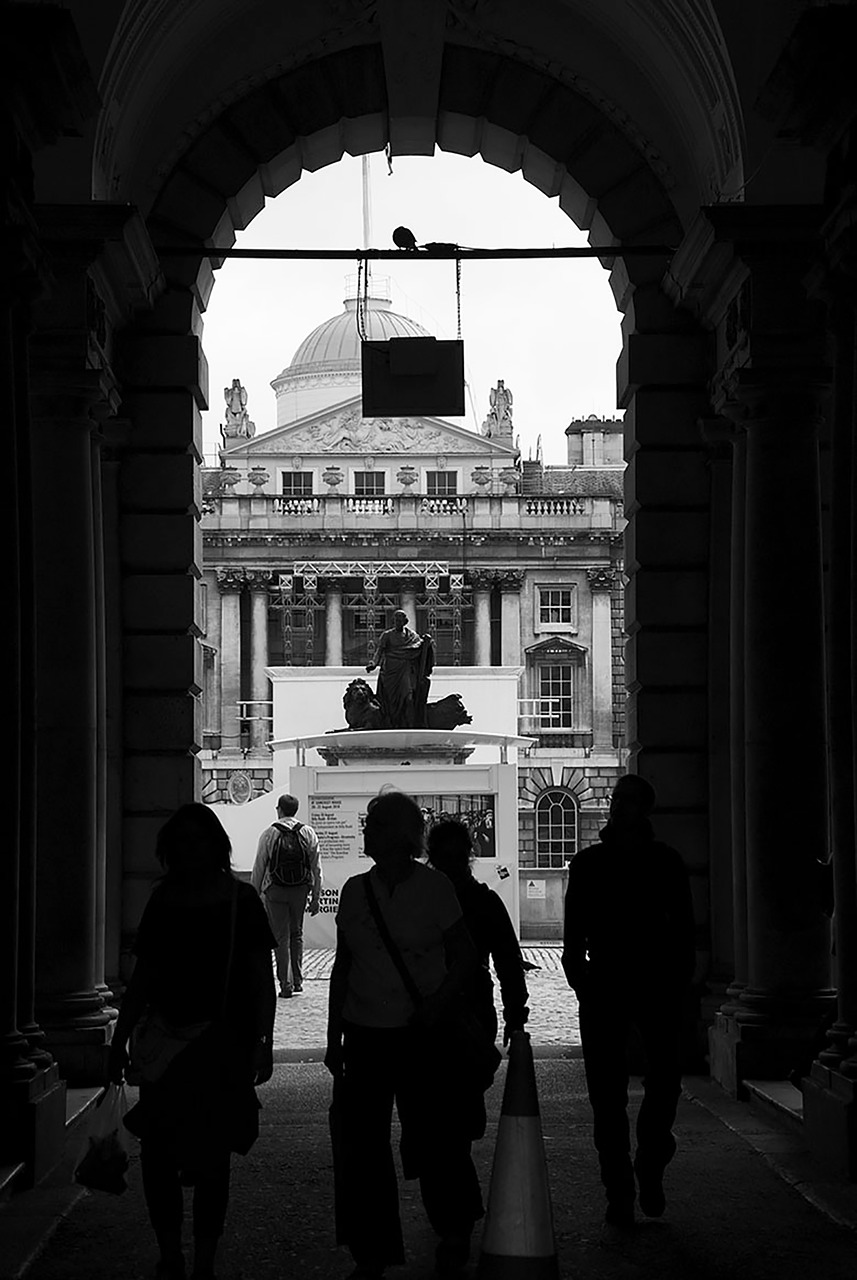 london people monochrome free photo