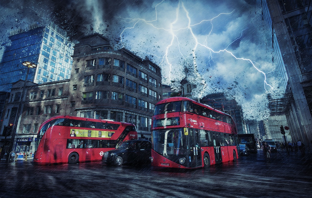 london storm weather free photo