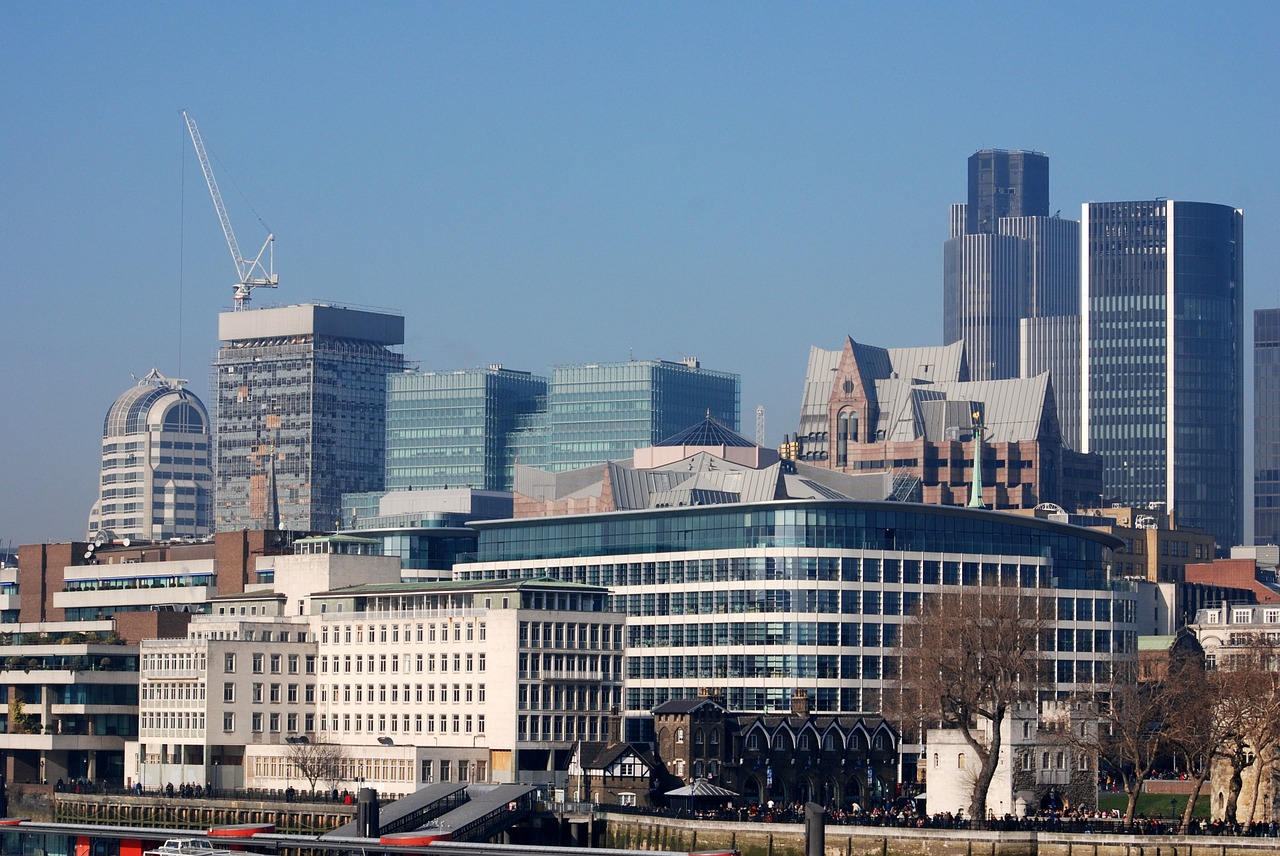 london skyline offices free photo