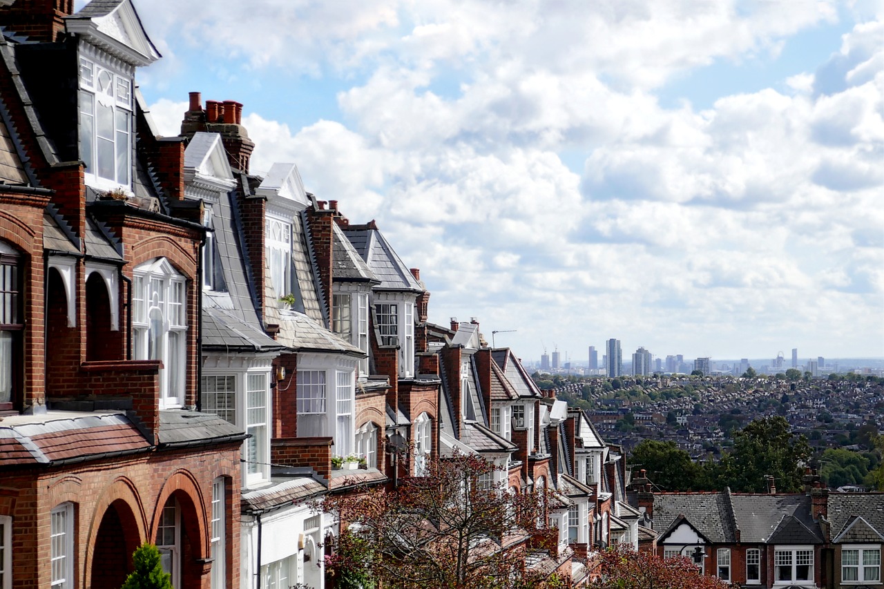 london  suburb  houses free photo