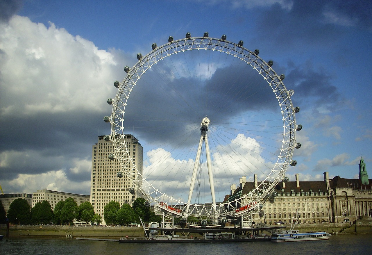 london london eye landmark free photo