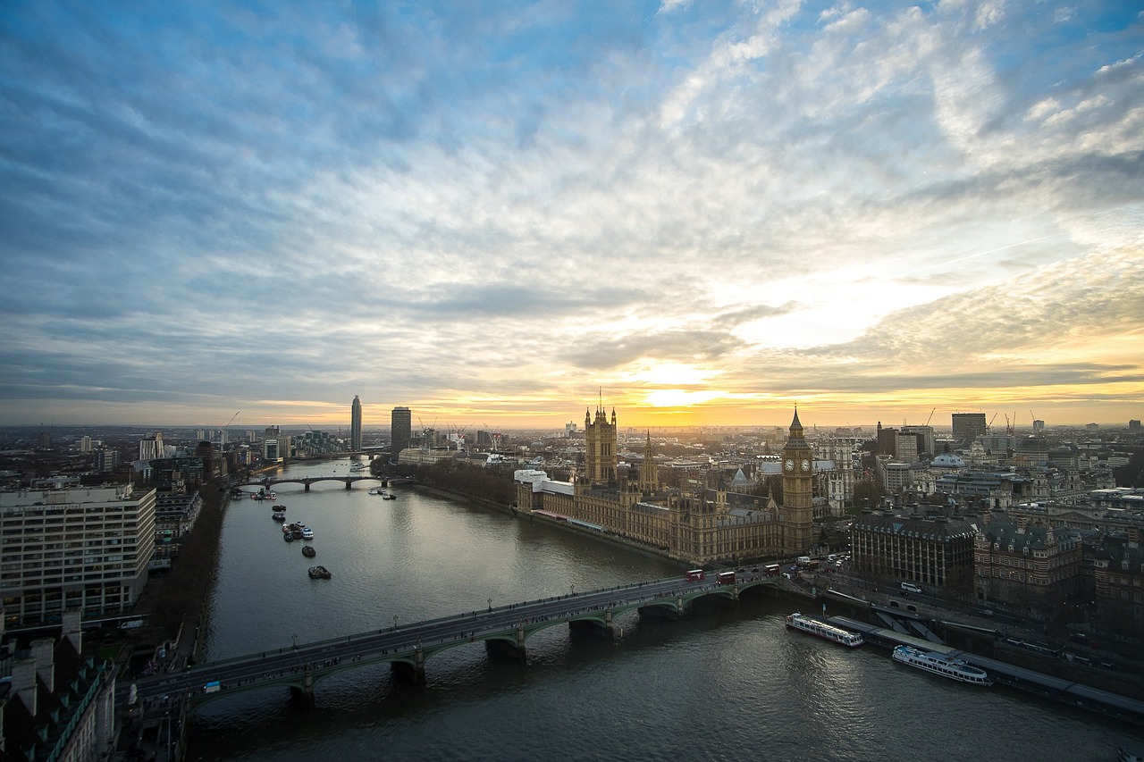 london sunset big ben free photo