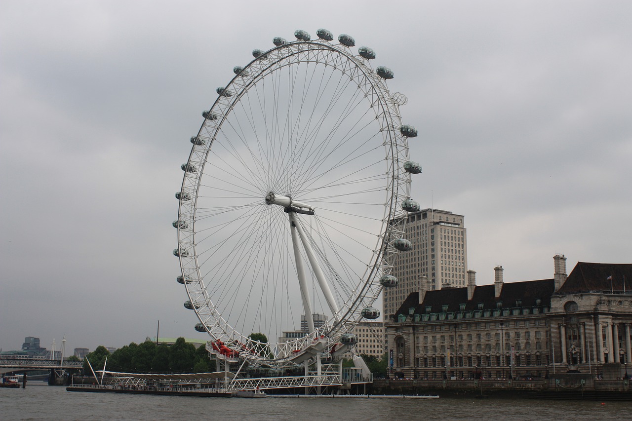 london london eye ferris wheel free photo