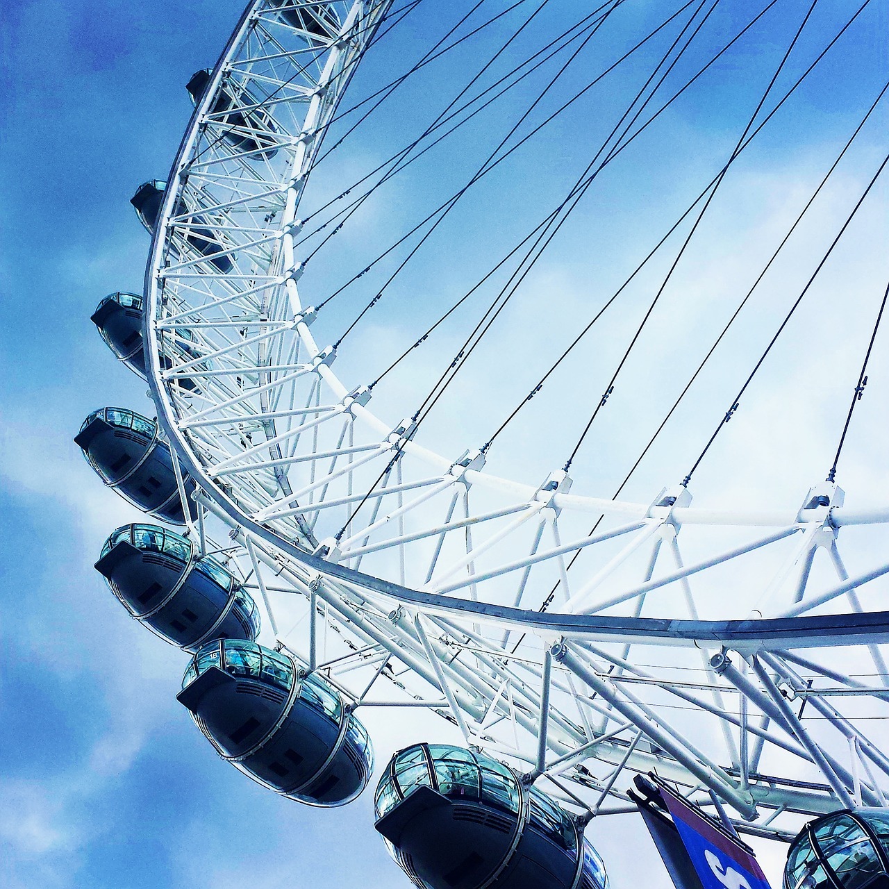 london eye famous free photo