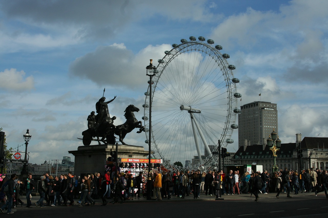 london london eye england free photo