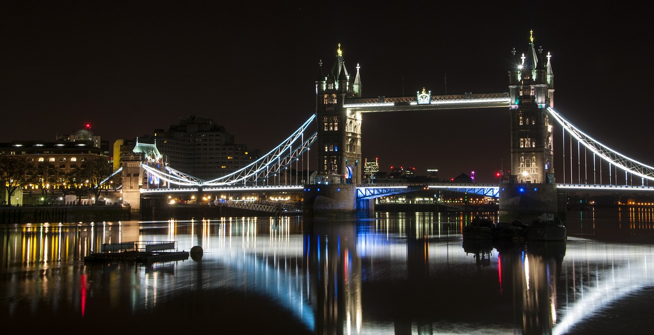 london bridge night london free photo