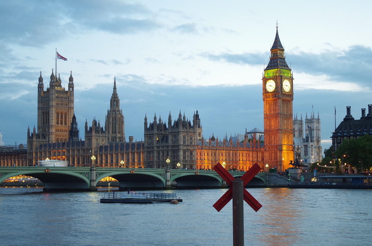 london by night south bank big ben free photo