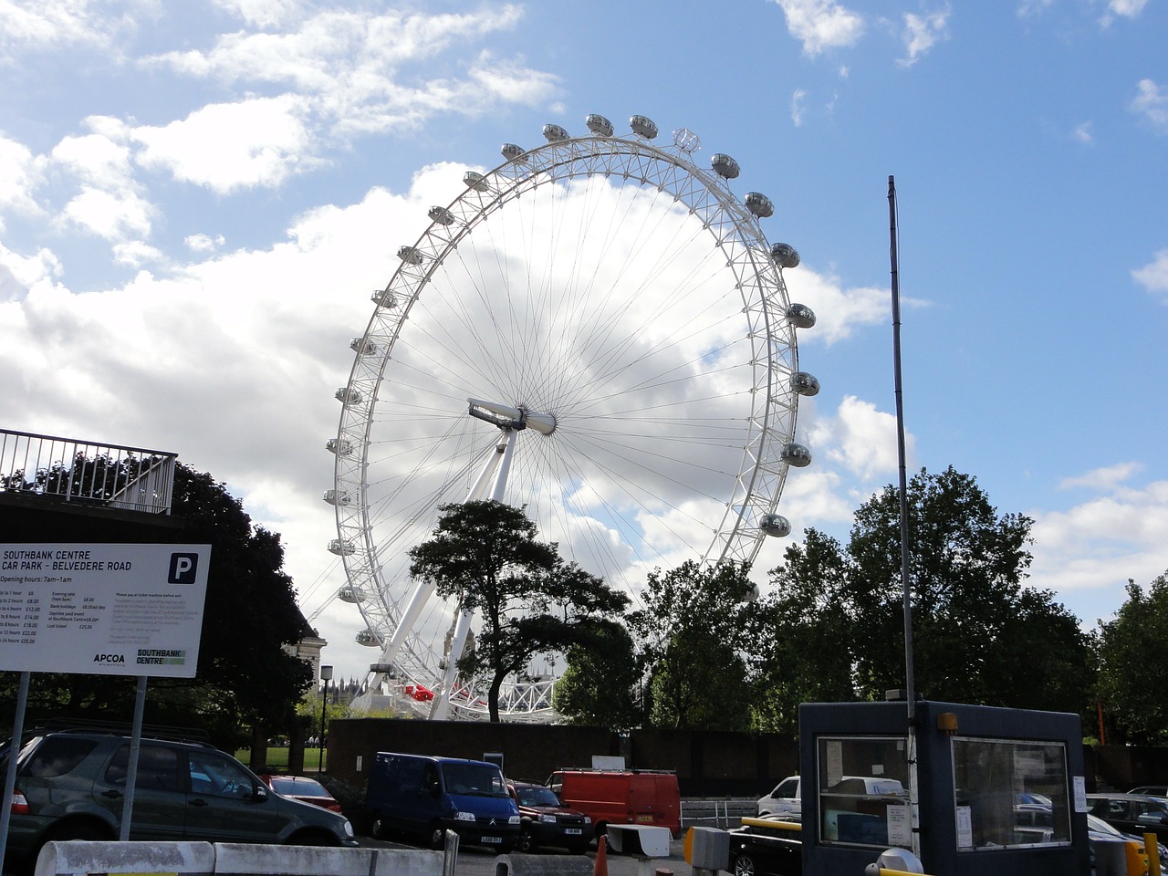 london eye big wheel ferris wheel free photo