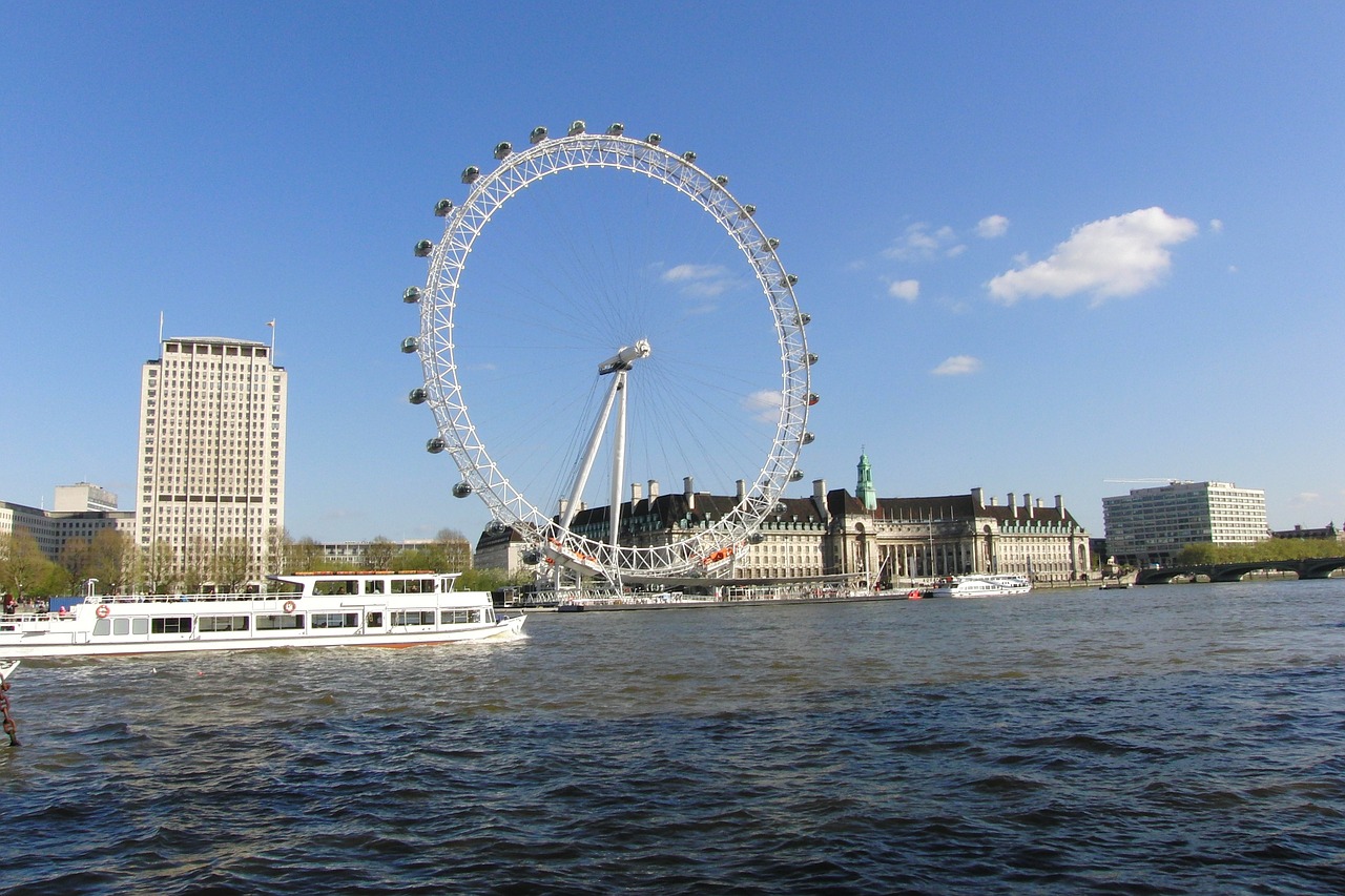 london eye skyline england free photo