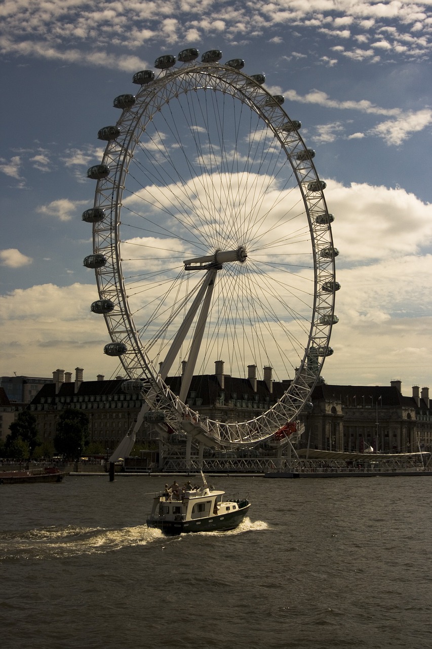 london eye thames ferris free photo