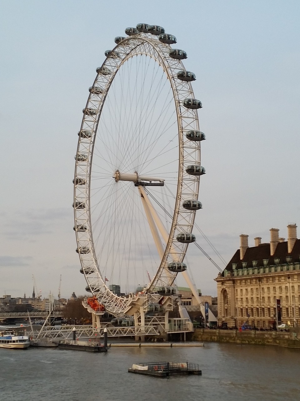 london eye ferris wheel landmark free photo