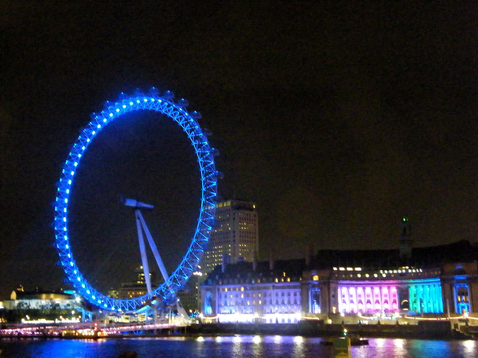 london eye wheel free photo