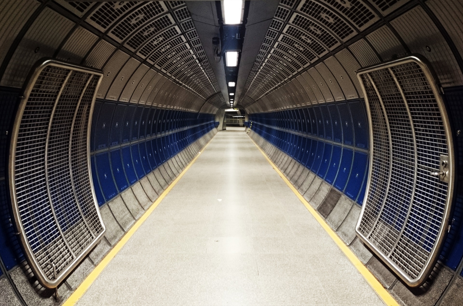 corridor tunnel tube free photo