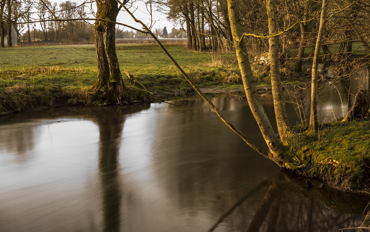 long exposure bach river free photo