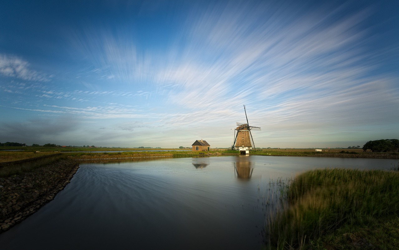 long exposure clouds sky free photo