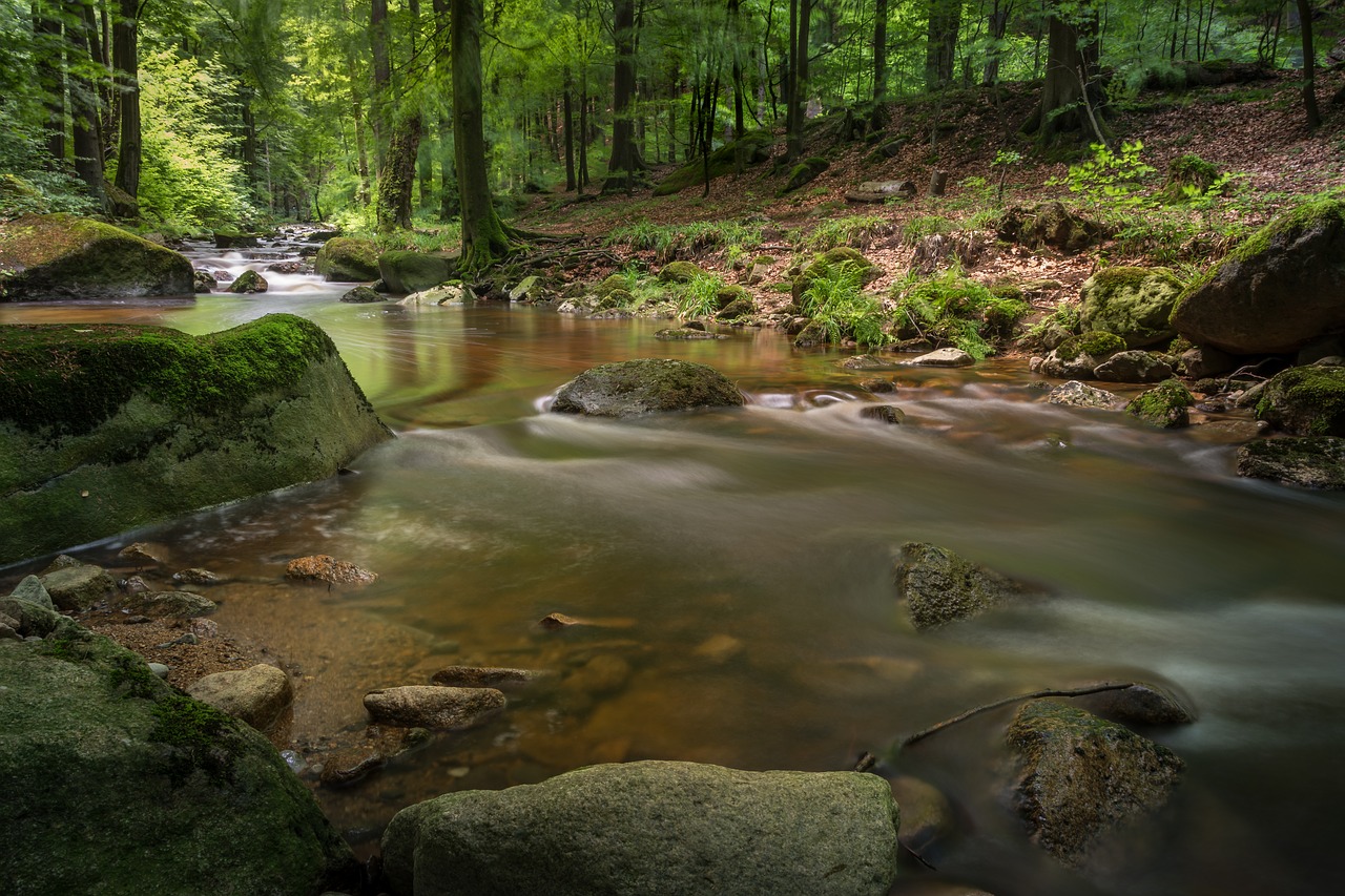 long exposure landscape waters free photo