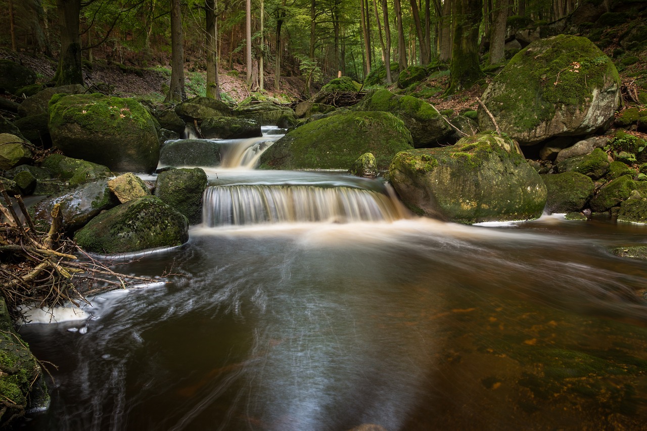 long exposure landscape waters free photo