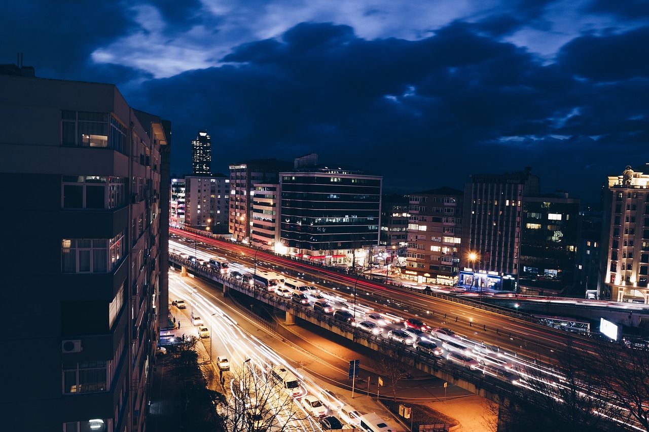 long exposure car transportation free photo