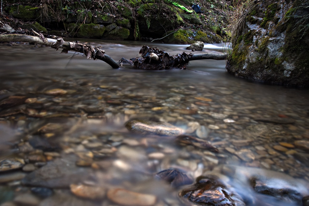 long exposure  water  river free photo