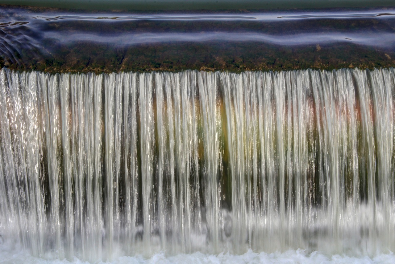 long exposure  waterfall  hdr free photo