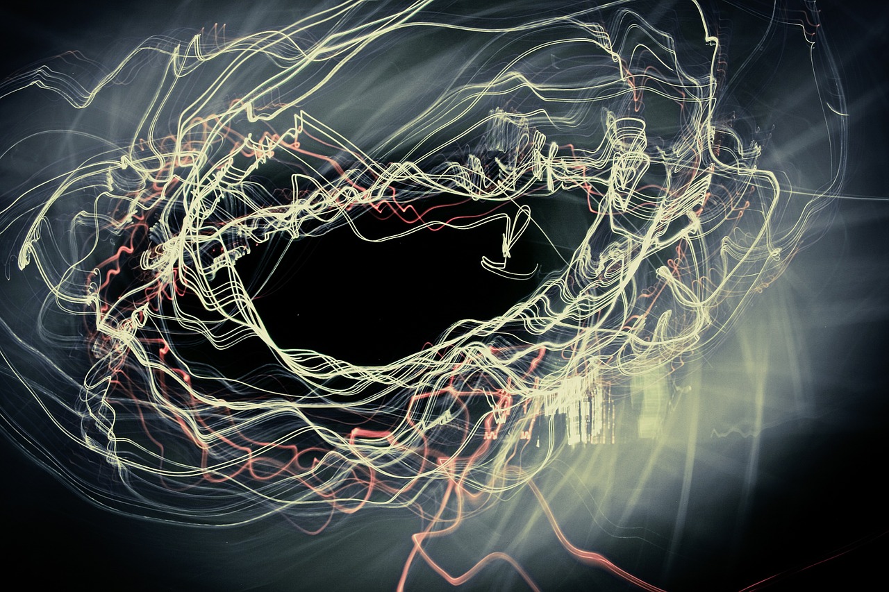 long exposure abstract artwork free photo