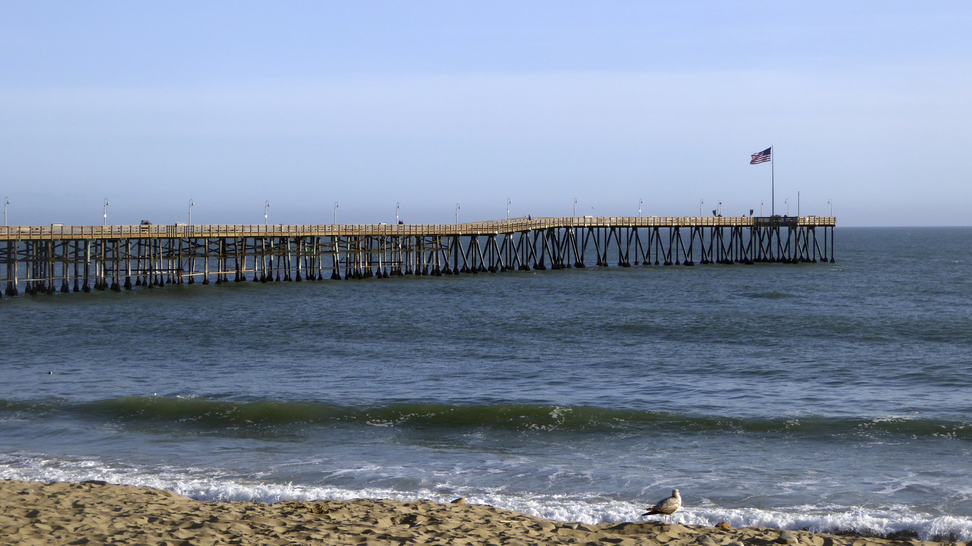 pier ocean sea free photo