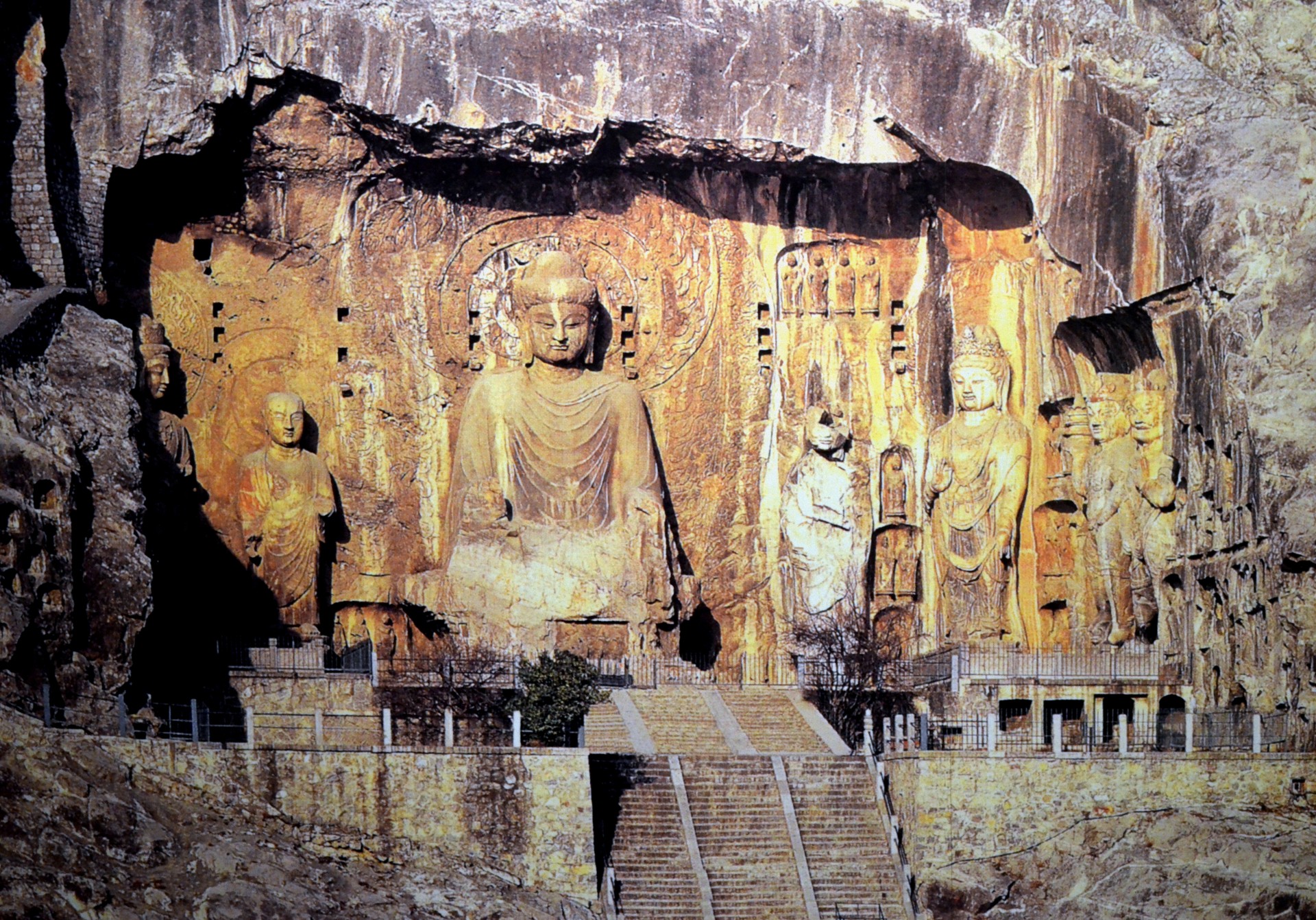 longmen grottoes luoyang china free photo