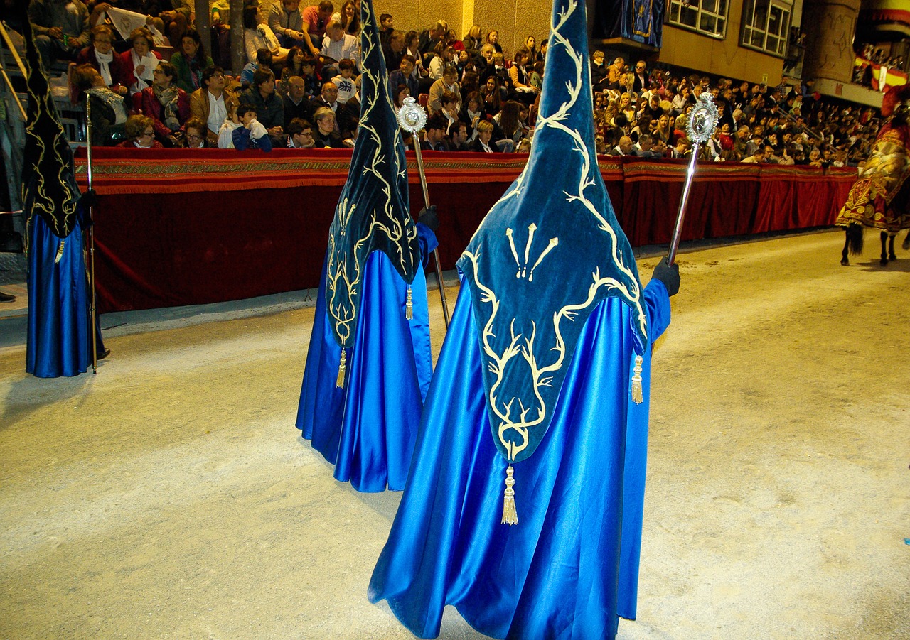 lorca holy week penitents free photo