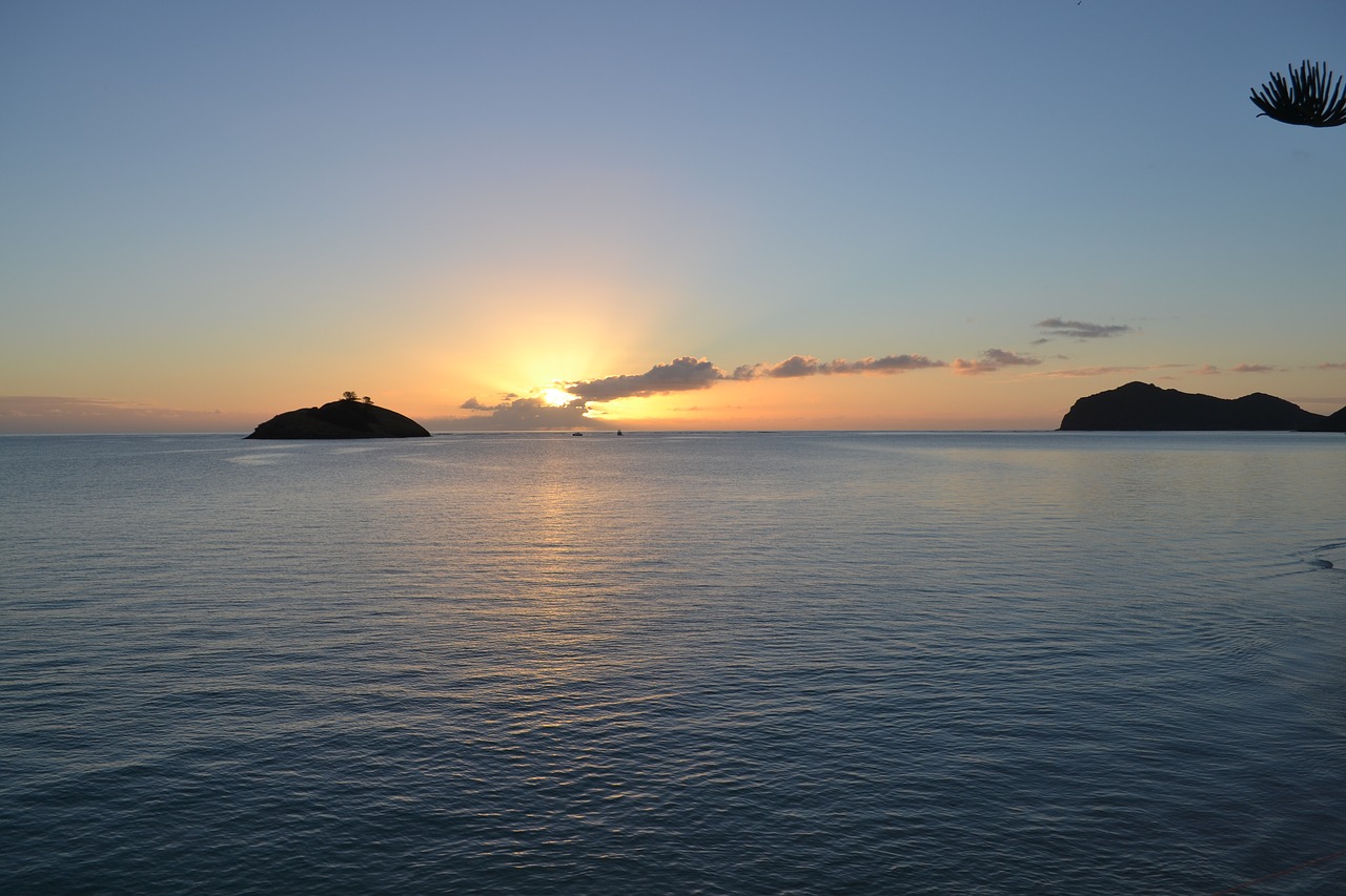 lord howe island  ocean  sunset free photo