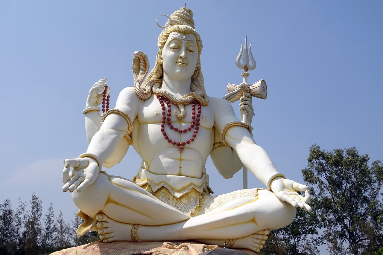 lord shiva statue god free photo