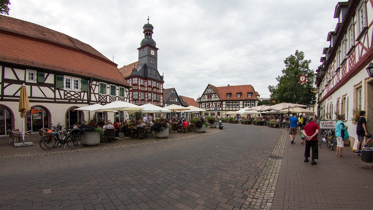 lorsch old town town hall free photo