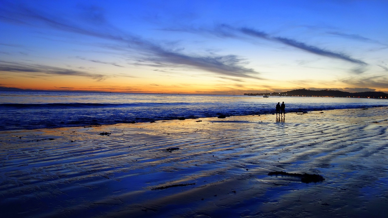 los angeles santa barbara beach free photo