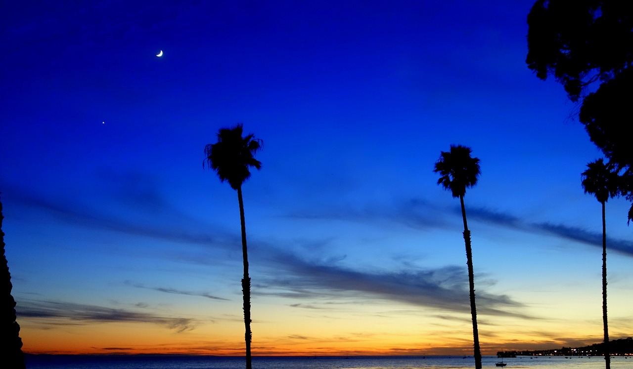 los angeles santa barbara beach free photo