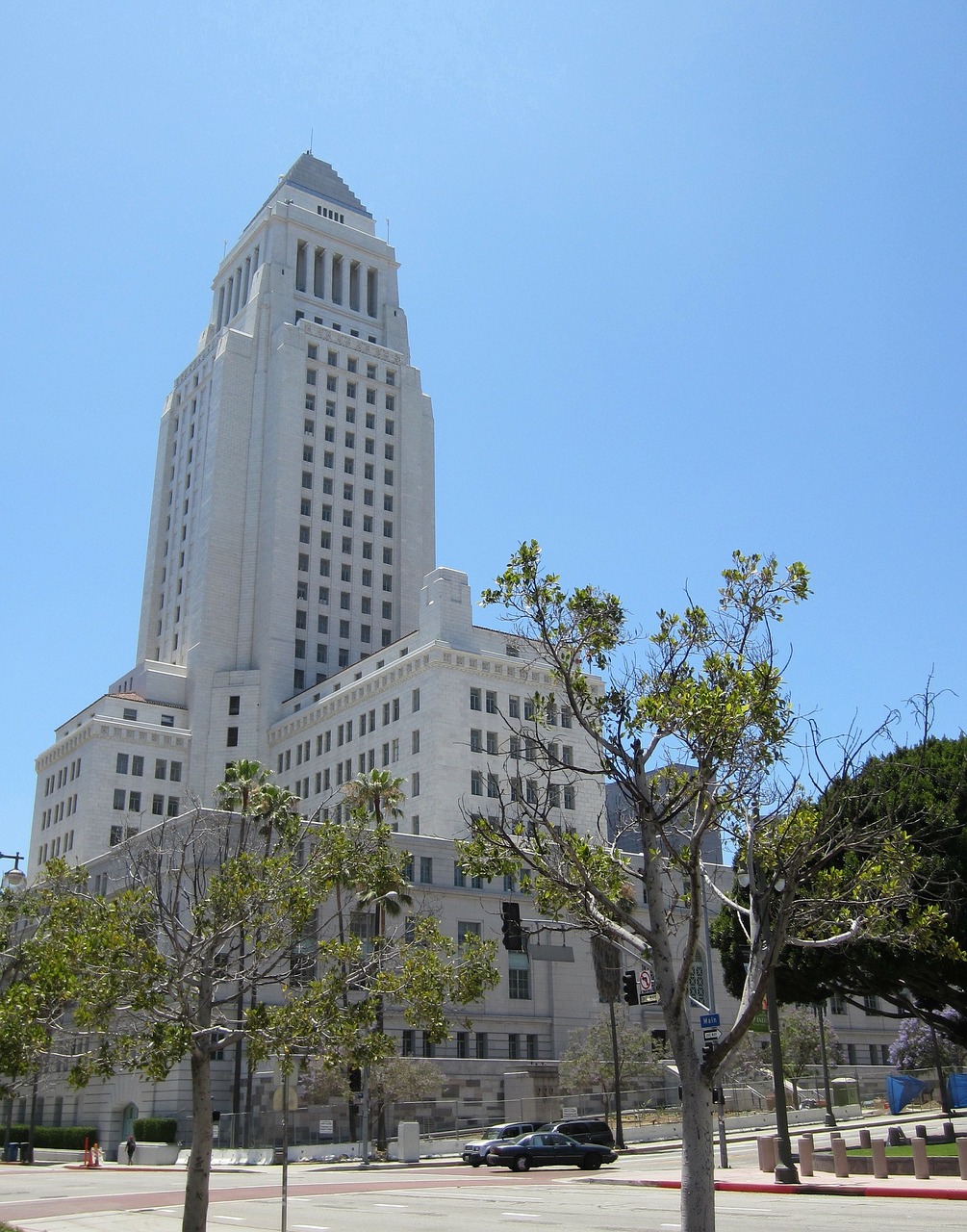 los angeles city hall buildings free photo