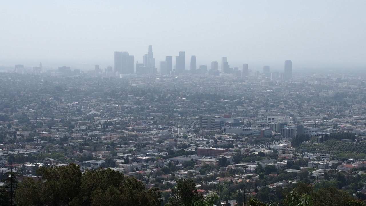 los angeles city cityscape free photo