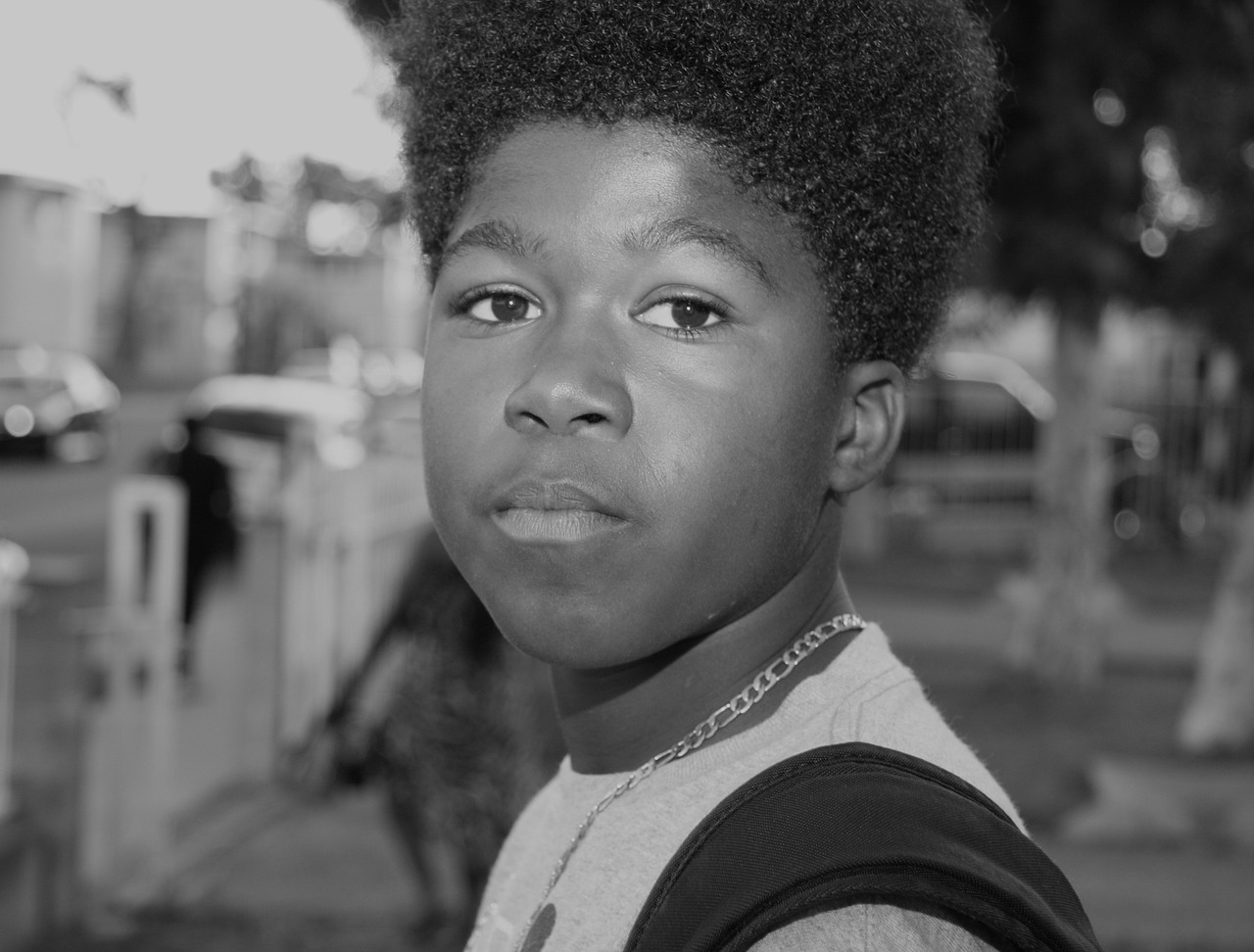 Edit free photo of Los angeles,kids,boy,afro american,portrait ...