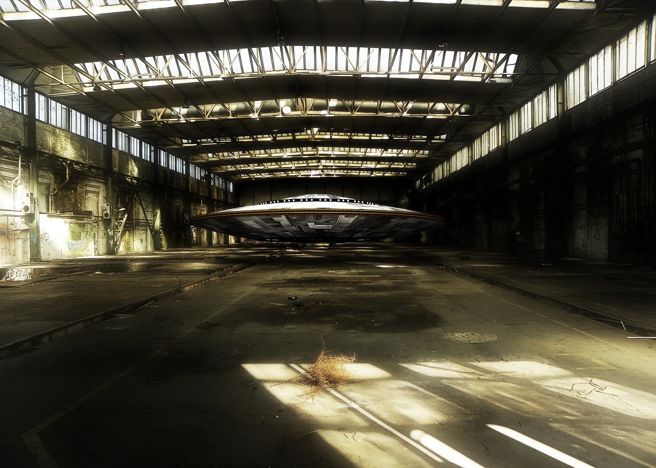 lost place science fiction ufo free photo