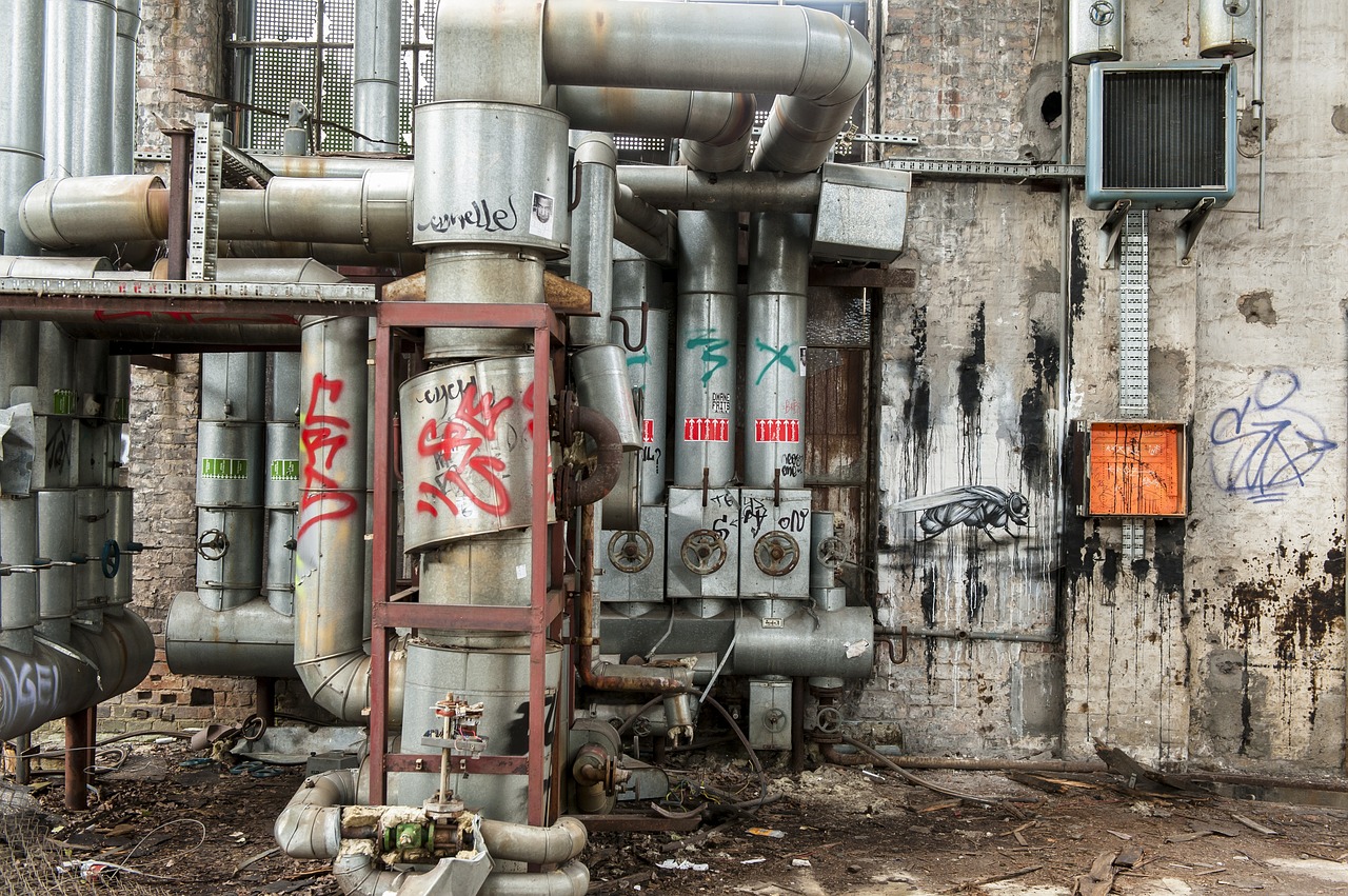 lost place industrial plant lapsed free photo
