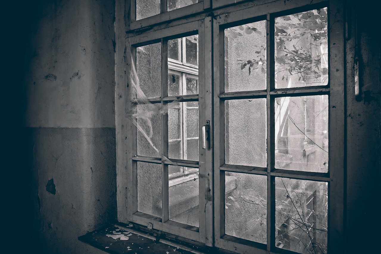 lost places window old free photo