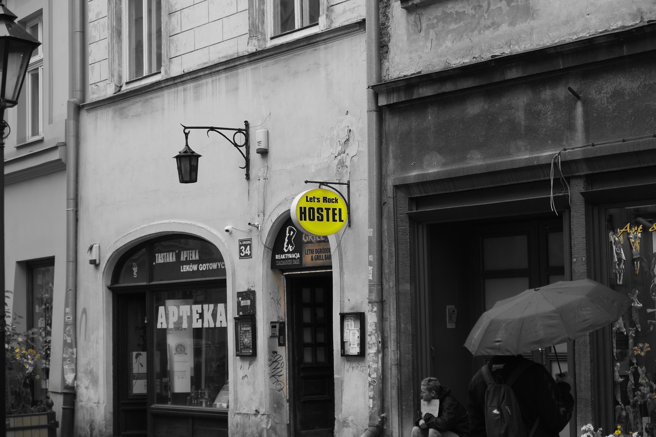 lost places krakow hostel free photo