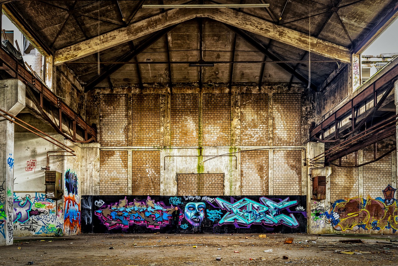 lost places factory hall free photo