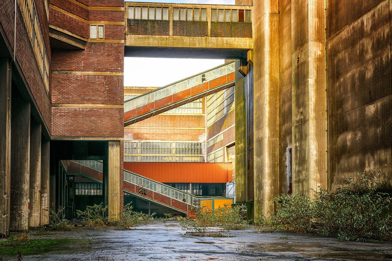 lost places factory architecture free photo